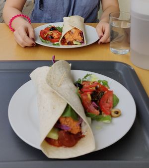 Daily lunch menu at VE.DOM.E Vegan Bistro in Kosice