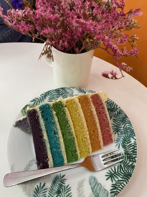 Iconic Rainbow Cake  at VIDA Bakery - Online in East London