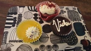 Lemon cheese cake, chocolate and Red Velevt. at VIDA Bakery - Online in East London