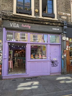 view from the street at VIDA Bakery - Online in East London