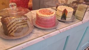 Rainbow, Victoria sponge and jaffa cakes at VIDA Bakery - Online in East London