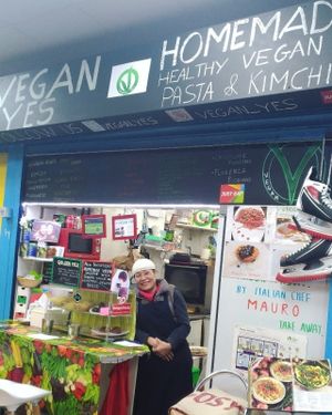 VeganYes  at Vegan Yes - Nag's Head Market in North London