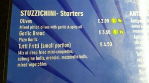 Starters at Pepe Nero Italian - The Full Moon in Bristol