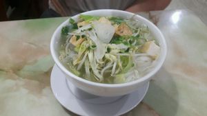 veggie pho at Yummy Restaurant in Cat Ba