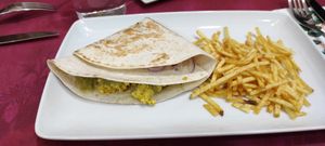 Fajita mexicana vegana #Veganuary at El Almirez in Aranjuez