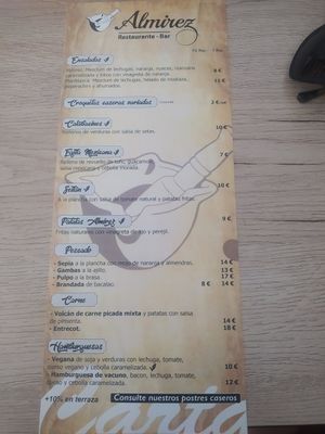 Carta at El Almirez in Aranjuez