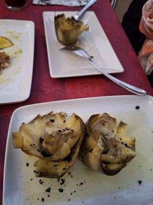 Artichokes at El Almirez in Aranjuez