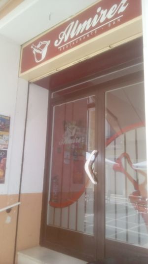 entrance/ entrada at El Almirez in Aranjuez