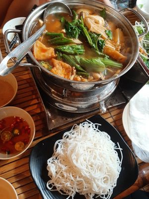 Great hotpot! at Com Chay - Nguyen Du in Da Nang