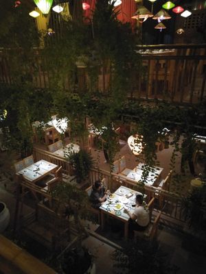 quiet space, ancient and peaceful atmosphere, rich vegetarian dishes at Com Chay - Nguyen Du in Da Nang