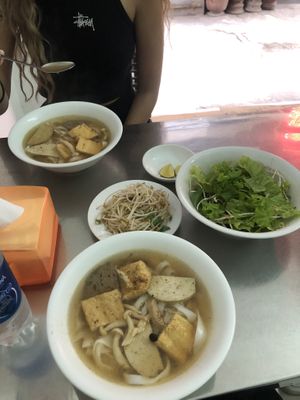Vegetable noodle pho  at Dieu Hoa in Da Nang
