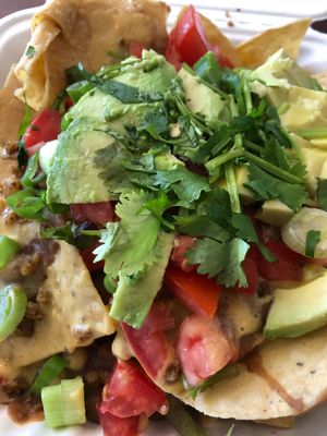 Vegan nachos  at California Homemades To Go in Escondido