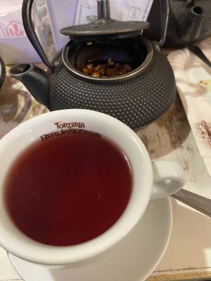 Infuso vaniglia arancia cannella  at Torteria Berlicabarbis - Catania in Turin