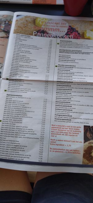  at Pannekoekenhuis Vierwegen in Domburg