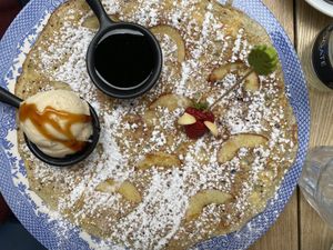 Sweet pancakes at Double Dutch Pancake House in York