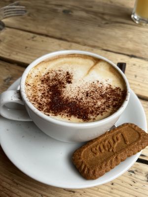 Oat Cappuccino   at Double Dutch Pancake House in York