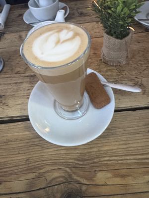 Oat latte   at Double Dutch Pancake House in York