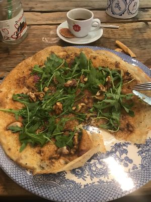 Vegan French pancake.  at Double Dutch Pancake House in York