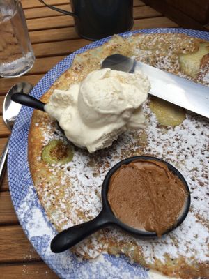 Vegan Belgian Pancake at Double Dutch Pancake House in York