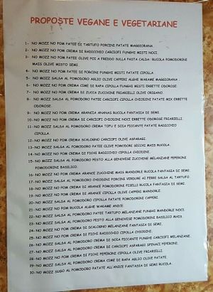 Menu 1 at Pizzeria Stuzzico 2 in Padua