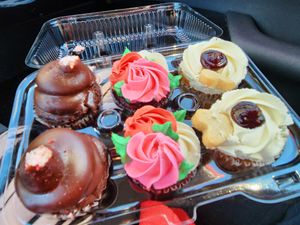 Vegan valentines cupcakes at Pure Love Bakery in Avon