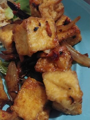 Salt and Pepper Tofu at Red Lantern in El Paso
