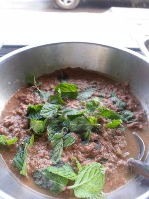 jackfruit soup at Pang Vegetarian in Udon Thani