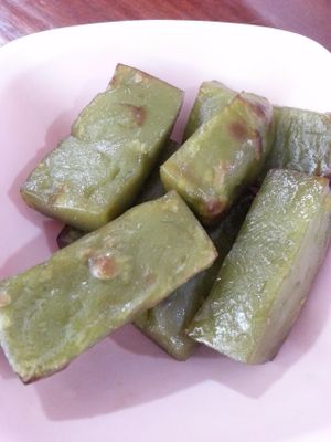 ka-nom khun yai at Pang Vegetarian in Udon Thani