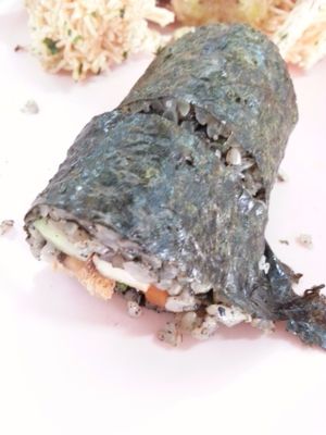 sushi at Pang Vegetarian in Udon Thani