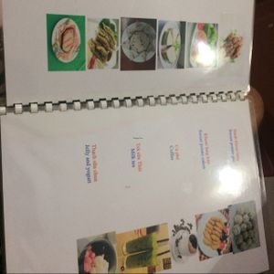 menu at An Lac in Ninh Binh