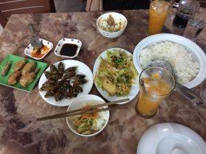 Fresh pressed orange juice at An Lac in Ninh Binh