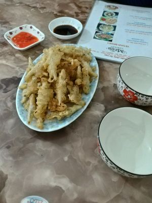 fried banana blossom at An Lac in Ninh Binh