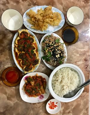 Food was fresh and tasty at An Lac in Ninh Binh