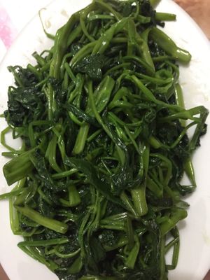 Sautéed vegetables at An Lac in Ninh Binh