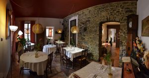 Sala interna at Osteria Quattro Gatti in Dolceacqua