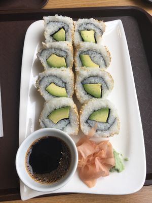 Avocado maki  at Veganland - Karlovo Namesti in Prague