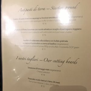 menu2 at Valentino Legend in Milan