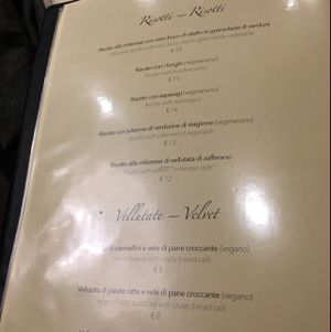 menu4 at Valentino Legend in Milan