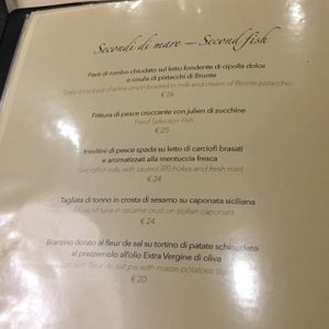 menu6 at Valentino Legend in Milan
