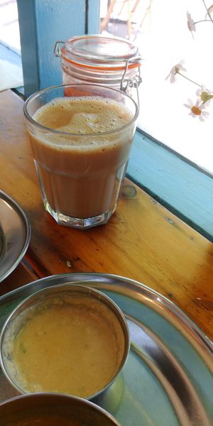 Vegan Soy Masala Chai at Babaji's Kitchen in Belgrave