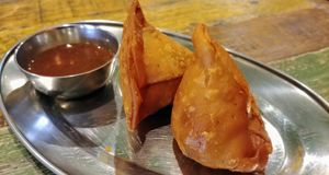 Samosa  at Babaji's Kitchen in Belgrave