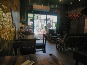 The restaurant was extended earlier this year, and there's now lots of tables in this dining hall. at Babaji's Kitchen in Belgrave