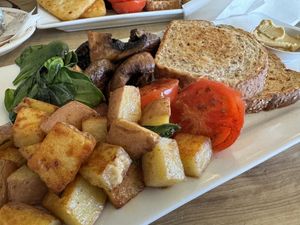 Vegan breakfast  at Sandfly Cafe in Te Anau
