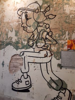 Urban vibe at Even Stevens Sandwiches in Logan