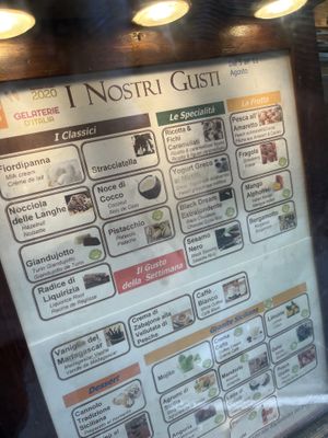 All the vegan choice   at Vanilla - Creams & Fruits in Turin