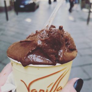 gianduja flavor at Vanilla - Creams & Fruits in Turin