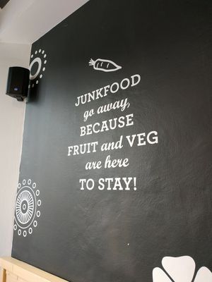 Good vibes in this place!! at Flower Burger in Turin