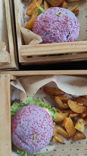 Butterfly burger  at Flower Burger in Turin