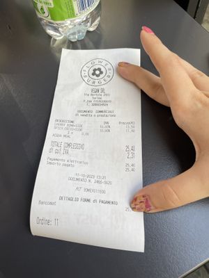   at Flower Burger in Turin