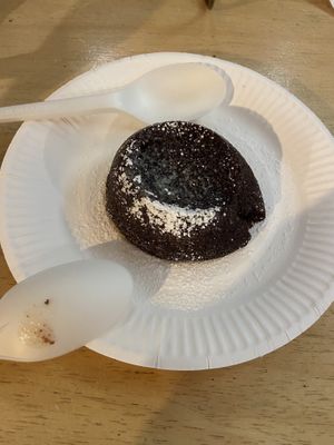 Tortino al cioccolato   at Flower Burger in Turin